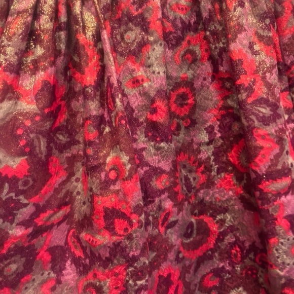 Anthropologie Wren Gold and Red Sleeveless Dress Size Medium (M) - Picture 6 of 11